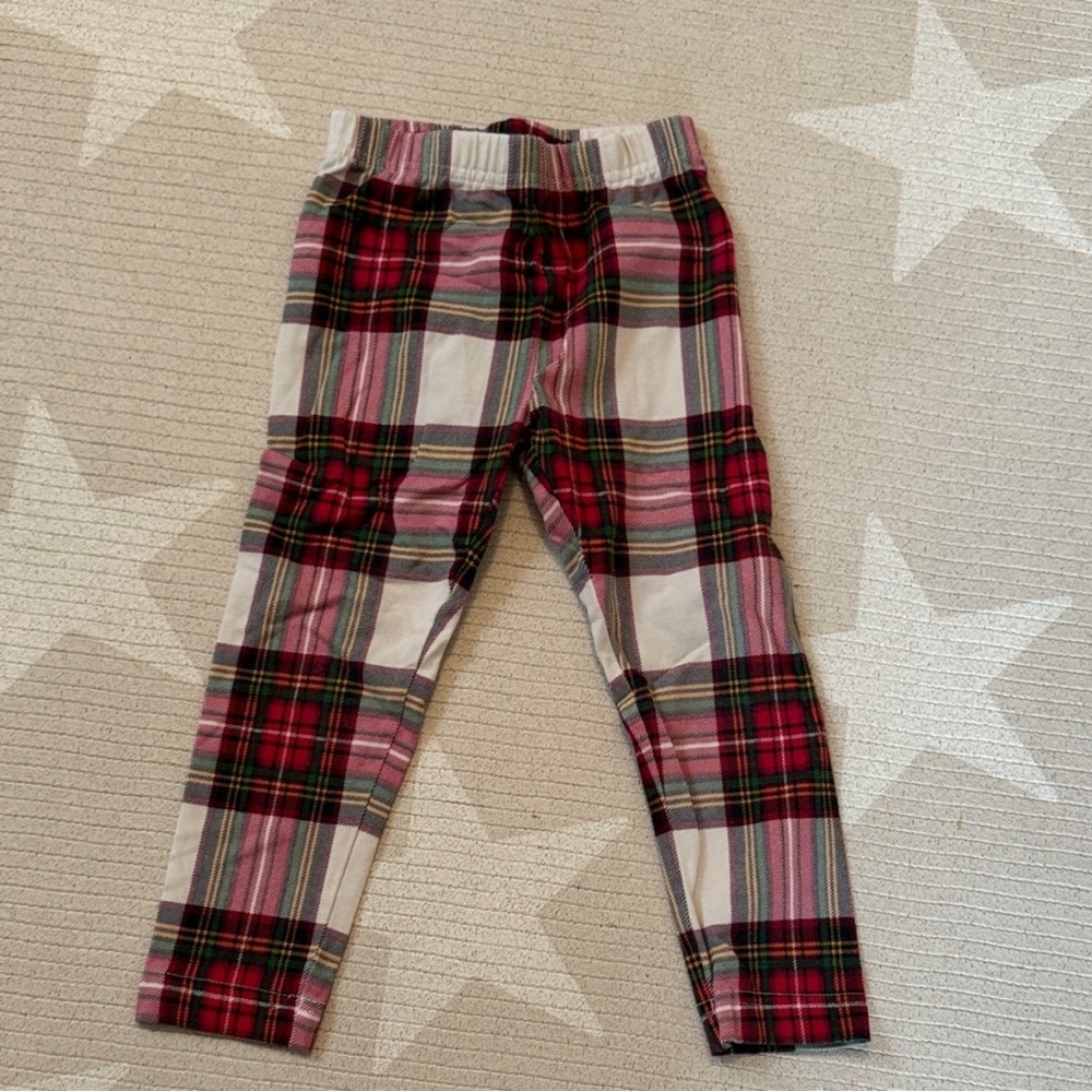 Crewcuts tartan Christmas holiday Plaid Kids Leggings